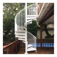 Pas cher prix poutre en acier inoxydable escalier rond intérieur pour la conception d'escalier en colimaçon en bois