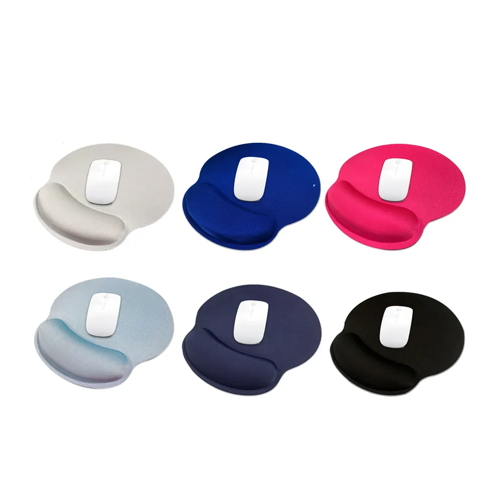 Factory Direct Mouse Pad Sewn Edge with Custom Logo Wholesale Low Price Colorful Mouse Pad with Non-Slip Rubber Base