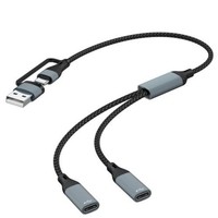 Produk baru tahan lama multi-perangkat USB Splitter untuk USB-C & USB-A port kabel USB dengan fungsi OTG untuk ponsel tablet & Laptop
