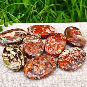 Venta al por Mayor de Piedras de Ágata Natural Pulida en Forma Ovalada para Sanación Espiritual y Decoración del Hogar, Regalos para Días Festivos - Product Image 2