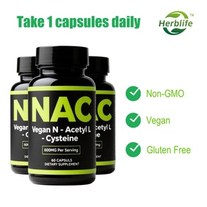 Grosir kapsul OEM NAC bebas Gluten n-asetil <span class=keywords><strong>l</strong></span>-<span class=keywords><strong>cysteine</strong></span> suplemen dengan sertifikat GMP untuk dukungan antioksidan - Product Image 2