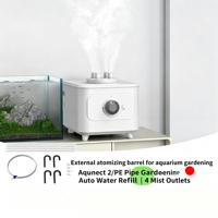 Humidificateur d'aromathérapie électrique à ultrasons, recharge automatique de l'eau, grande capacité, télécommande, fonctionnement silencieux pour jardin et aquarium