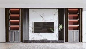 <span class=keywords><strong>Meuble</strong></span> <span class=keywords><strong>TV</strong></span> grand boîtier avec 4 portes <span class=keywords><strong>meuble</strong></span> <span class=keywords><strong>TV</strong></span> moderne avec rangement pour salon salon facile à nettoyer Ensembles de meubles - Product Image 6