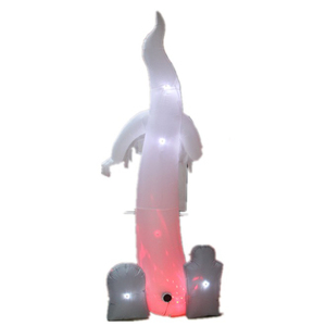 Soplador y estacas de pirámide fantasma con corazón, decoración inflable, 270cm, 1,8 m, gran oferta, China - Product Image 4