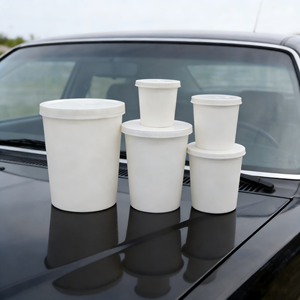 Vaso de Plástico Gris Desechable para Mezcla de Tinta, Económico, Automotriz - Product Image 1