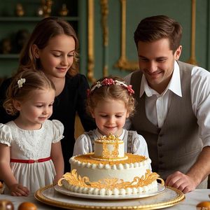 Moule en silicone baroque Muyulin pour fondant, lot de 4, pour décoration de gâteaux, argile polymère, élégant motif de mariage, plume, couronne, coin - Product Image 4