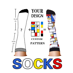 Chaussettes en coton personnalisables en gros avec des motifs de pastèque, de chocolat, de fraises et de <span class=keywords><strong>crème</strong></span> glacée - Product Image 6