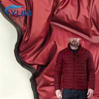 Nouveau design de tissu en nylon taffetas tissé avec finition brillante anti-plume pour vestes d'hiver rembourrées pour filles et garçons