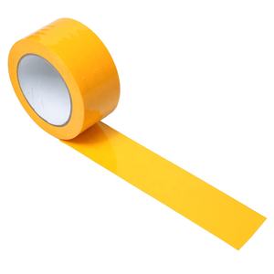 Cinta Adhesiva de Seguridad para Señalización de Piso, de Alta Viscosidad, Color Amarillo, Impermeable, Reciclable, de PET y PVC con Franjas - Product Image 6