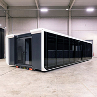 Maisons conteneurs en acier à structure modulaire, portables et personnalisables pour usage résidentiel, vente directe