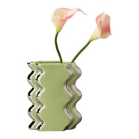 Style mi-ancien haut de gamme Vase en céramique Pot Antique décor à la maison salon entrée meuble TV armoire à vin en gros créatif