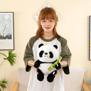 Nouvelle peluche panda en bambou, jouet en peluche panda de simulation, poupée panda en peluche, jouet d'accompagnement pour enfants, panda en peluche SML - Product Image 5