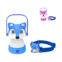 Ensemble de lanterne LED pour enfants et lampe frontale rechargeable pour enfants Fox Essentials
