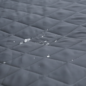 Funda de sofá impermeable de 100% poliéster, cubierta para cojín, reclinable, color gris carbón vegetal/Negro, Loveseat y silla, gran oferta - Product Image 1