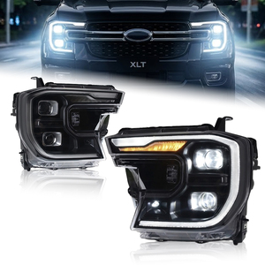 ไฟหน้า LED สำหรับรถฟอร์ด เรนเจอร์ T9 ปี 2022-2026 รุ่น <span class=keywords><strong>XL</strong></span>/XLS/XLT แบบเสียบปลั๊กใช้งานได้ทันที ชุดไฟหน้า - Product Image 1