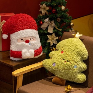 Nuevo Cojín Decorativo de Navidad con Diseño de Papá Noel y Árbol, para Sofá - Product Image 2