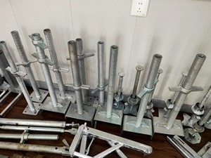 Mạ kẽm giàn giáo U đầu jack cơ sở và vít Jack đứng shoring Jack giàn giáo cơ sở tấm - Product Image 2