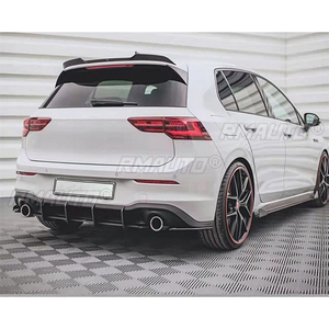 Pour Volkswagen Golf 8 GTi Max : Kit Carrosserie Complet – Lame de Pare-chocs Arrière, Diffuseur, Protection et Accessoires Auto - Product Image 3