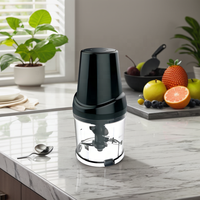 Vente chaude Hachoir À Légumes À Viande 500ml Hachoir À Aliments Ménage Portable Mini Hachoir