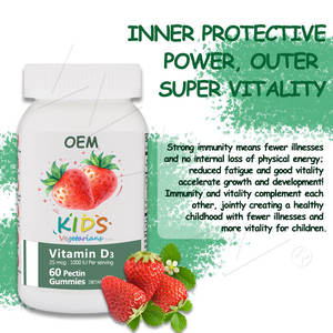 <b>Your</b> OEM Partner for Kids Overall Wellness Gummies Vitamin D3 Immune Support Great Tasting - Product Image 5