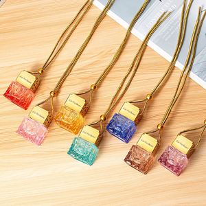 10ML Rose Cover Water Cube Aroma Transparent <b>Car</b> Perfume Fragrance Bottle - Product Image 3