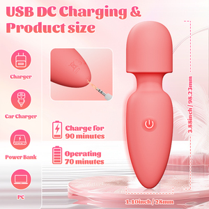 Vibrador Mini Bullet Portátil com 9 Vibrações, Massageador AV, Brinquedo Sexual para Mulheres, Dildo para Estimulação da Vagina, Clitóris e Ponto <span class=keywords><strong>G</strong></span> - Product Image 2