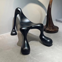 Chaise de loisirs inclinable de designer moderne créative pour la maison salon tabouret à langer pour chaussures d'extérieur