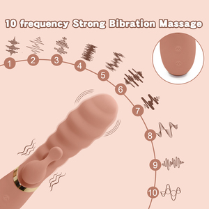 Großhandel Tapping Flapping Dildo Vibrator für Frauen Clitoris Clit Stimulator <span class=keywords><strong>Massage</strong></span> gerät Kaninchen Vibrator Erwachsene Sexspielzeug - Product Image 3