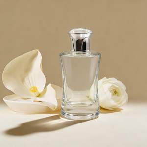 Customizable Unisex Floral Eau Fraiche Perfume Bottle Liquid Fragrance Long-Lasting Portable Luxury <b>Spray</b> Clear Glass Design - Product Image 2