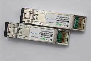 โมดูลออปติคอล BIDI 10G 1270/1330 นาโนเมตร 60 กม. SFP+ 10 1270/1330 นาโนเมตร ไฟเบอร์เดี่ยว BIDI 60 กม. โมดูลรับส่งสัญญาณ DOM แบบ Single LC สำหรับ Bi- - Product Image 2