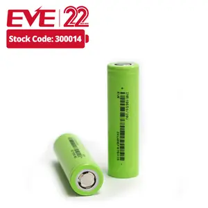 Eve energy co. Ltd negozio ufficiale 1000 cicli 18650 batteria al litio 18650 3.7v 2850mah 18650 batterie al litio