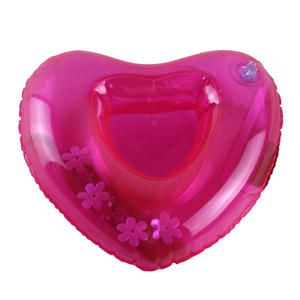 Portavasos inflable en forma de corazón, posavasos flotante de PVC para piscina, uso en interiores y exteriores - Product Image 4