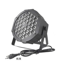 Projecteur de scène DMX 36 LED RGB à matrice sonore, lumières laser DJ disco émettant des couleurs RGBW pour parcs à thème et discothèques - Haute performance