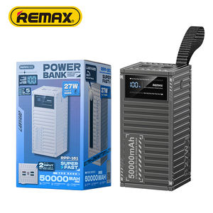 แบตเตอรี่สำรอง <span class=keywords><strong>Remax</strong></span> Container <span class=keywords><strong>Power</strong></span> <span class=keywords><strong>Bank</strong></span> ความจุ 50000mAh รองรับ PD27W และ QC22.5W ชาร์จเร็ว พกพาสะดวก - Product Image 1