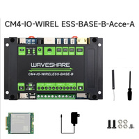 Module d'extension sans fil industriel IoT 5G/4G Waveshare CM4-IO-WIRELESS-BASE-B-Acce-A pour Raspberry Pi 4 Module UPS 12V CC