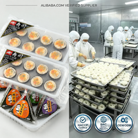 Wholesale Halal Japanese Snack Sushi Food Frozen Onigiri Triangle Kimbap Squid, Crab Meat, Tuna Sushi Snack