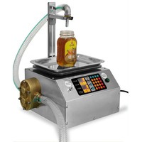 Machine de remplissage automatique de pompe à engrenages en acier inoxydable anti-goutte pour pesage quantitatif de liquide visqueux de pâte de sésame au miel