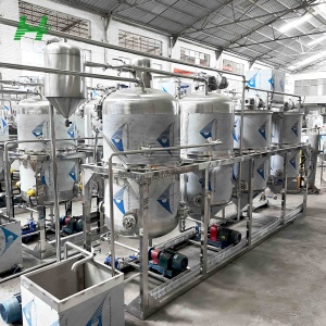 Équipement de raffinerie d'huile comestible entièrement continu 5TPD, ligne de production de raffinerie d'huile de soja, machine de raffinerie d'huile de cuisson - Product Image 4