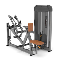 Machine de levage latérale assise de gymnastique commerciale pour l'équipement de forme physique chargé par goupille d'entraînement de force pour la musculation pour l'usage à la maison