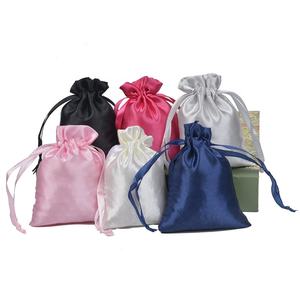 <span class=keywords><strong>Pochette</strong></span> de rangement en satin doux avec cordon de serrage, logo personnalisé, pour usage industriel, emballage de bijoux, jouets 3D, cadeaux de <span class=keywords><strong>mariage</strong></span>, baby shower - Vente en gros - Product Image 5