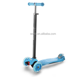 Logo özel sıcak satış itme skuter çocuklar sürüklenen <span class=keywords><strong>Scooter</strong></span> Üç tekerlekli Drift bisikleti ile çocuk için büyük boy PU tekerlekler - Product Image 2