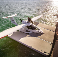Plateforme de loisirs aquatiques gonflable en Drop Stitch pour jet-skis, yachts et bateaux, ponton d'accueil