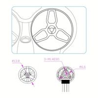 BETAFPV Cetus Pro Châssis de drone FPV brushless en plastique de remplacement 9,39g pour kit FPV