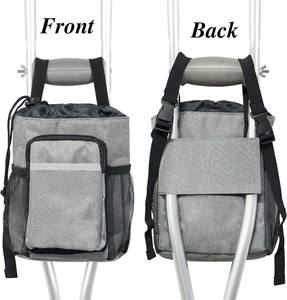 Free sample Neoprene Walking Stick Bag Portable Crutch Holder Pouch Travel Hiking <b>Running</b> Walking-Assistance Protective Bag - Product Image 5