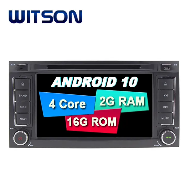 Witson 9 Inch Android 10.0 Auto Multimedia Speler Voor Vw Touareg T5 Multivan Transporter Autoradio Android