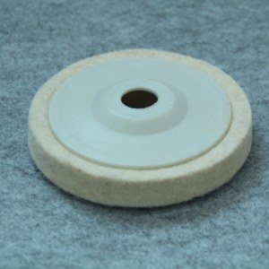 Disco de Pulido de Fieltro de Lana con Respaldo de Plástico para Vidrio y Cristal, Grosor Personalizado - Product Image 4