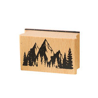 Timbro in Legno Autoinchiostrante Decorativo con Stampa Floreale Fai-da-Te per Uso Ufficio