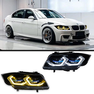 ไฟหน้ารถยนต์ LED สำหรับ <span class=keywords><strong>BMW</strong></span> ซีรีส์ 3 E90 ชุดไฟหน้าปี 2005-2012 แบบดัดแปลง LED DRL ไฟเลี้ยว 318 320 325i - Product Image 1