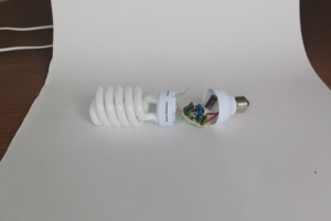 Ampoule fluorescente semi-spirale CFL, produit à économie d'énergie, lampes à économie d'énergie - Product Image 2