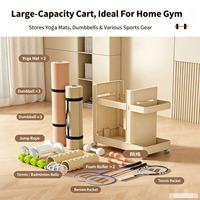 Chariot de rangement étroit à roulettes très pratique pour espaces restreints, idéal pour les articles divers de cuisine, salle de bain, chambre et usage domestique